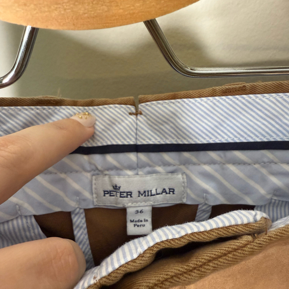 Peter Millar Caramel Pant Sz 36 - Picture 3 of 3